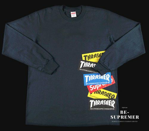 Supreme Thrasher ロゴ 長袖Tシャツ M ブラック Supreme Thrasher ロゴ 長袖Tシャツ M ブラック Supreme