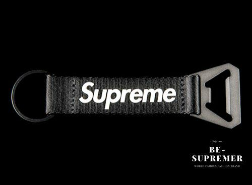 Supreme シュプリーム 21FW Bottle Opener Webbing Keychain ボトルオープナーウェビングキーチェイン ブラック  | Supreme(シュプリーム)オンライン通販専門店 Be-supremer I 新作2024AW販売中