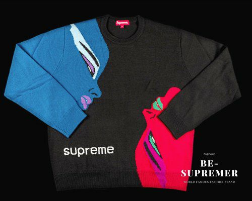 Supreme シュプリーム 21FW Faces Sweater フェイスセーター ブラック | Supreme(シュプリーム)オンライン通販専門店  Be-supremer I 新作2024AW販売中