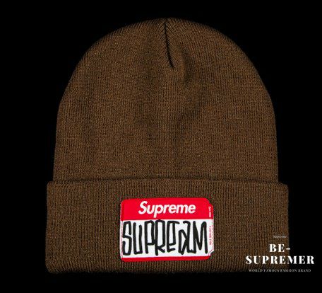 Supreme シュプリーム 21FW Gonz Nametag Beanie ゴンズネームタグビーニー ニット帽 ブラウン | Supremeオンライン通販専門店  Be-supremer