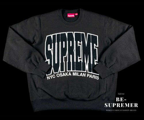 SUPREME CITIES ARC CREWNECK クルーネック