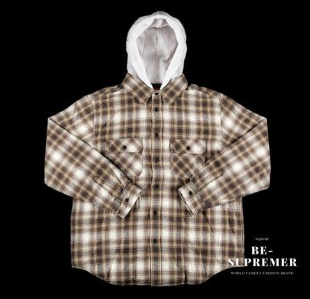 Supreme シュプリーム 21FW Hooded Flannel Zip Up Shirt フードフランネルジップアップシャツ ブラウン |  Supreme(シュプリーム)オンライン通販専門店 Be-supremer I 新作2024AW販売中