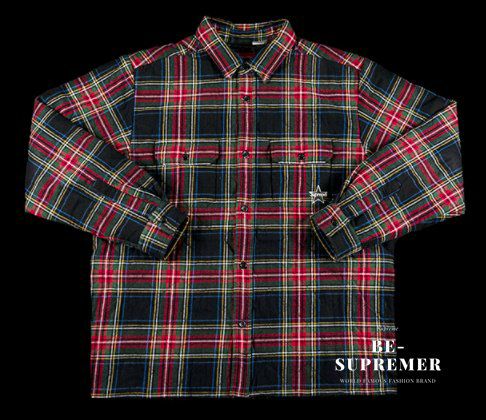 Supreme シュプリーム 21FW Quilted Plaid Flannel Shirt キルト  