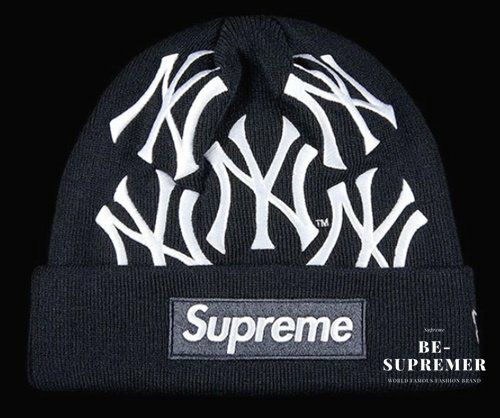 Supreme シュプリーム 21FW New York Yankees New Era Box Logo Beanie  ニューヨークヤンキースニューエラボックスロゴビーニー ニット帽 ネイビー | Supremeオンライン通販専門店 Be-supremer