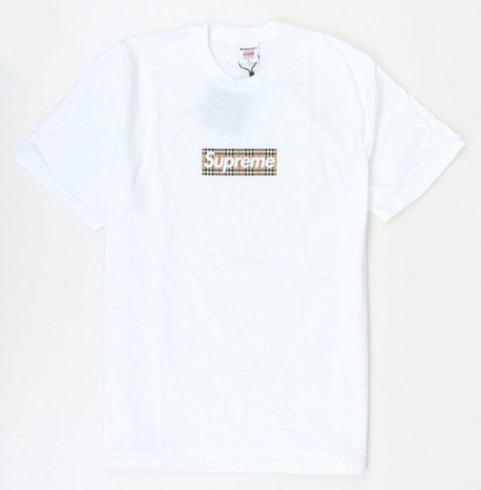 Supreme シュプリーム 22SS Burberry Box Logo Tee バーバリーボックスロゴTシャツ ホワイト | Supreme( シュプリーム)オンライン通販専門店 Be-supremer I 新作2024AW販売中