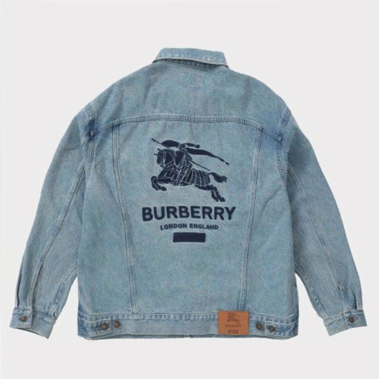 Supreme シュプリーム 22SS Burberry Denim Trucker Jacket バーバリー  