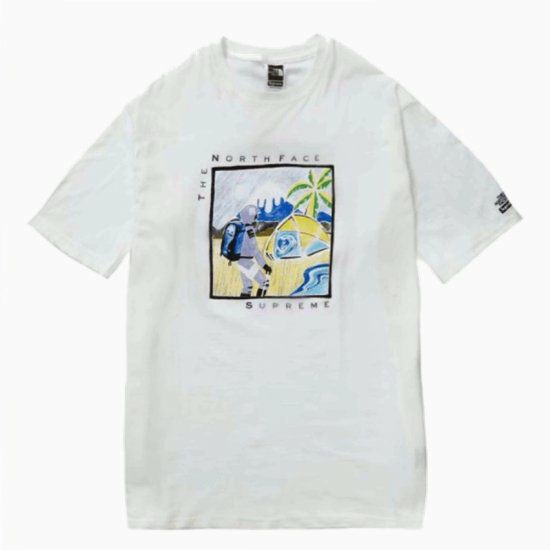 Supreme シュプリーム 22SS The North Face Sketch S/S Top ノースフェイススケッチショートスリーブトップ  Tシャツ ホワイト | Supreme(シュプリーム)オンライン通販専門店 Be-supremer I 新作2024AW販売中