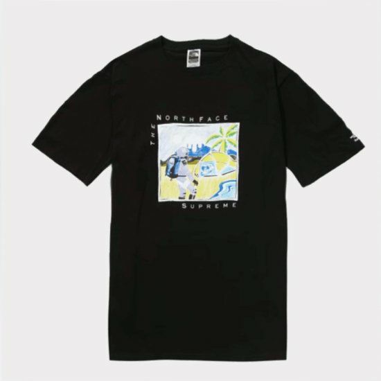 Supreme シュプリーム 22SS The North Face Sketch S/S Top ノースフェイススケッチショートスリーブトップ  Tシャツ ブラック | Supreme(シュプリーム)オンライン通販専門店 Be-supremer I 新作2024AW販売中