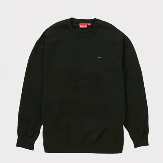 Supreme シュプリーム 22SS Small Box Crewneck スモールボックスクルーネック ブラック | Supreme(シュプリーム)オンライン通販専門店  Be-supremer I 新作2024AW販売中