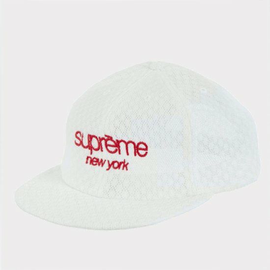 Supreme シュプリーム 22SS Classic Logo Air Mesh 6Panel Cap クラシックロゴエアメッシュ6パネルキャップ  帽子 ホワイト | Supreme(シュプリーム)オンライン通販専門店 Be-supremer I 新作2024AW販売中