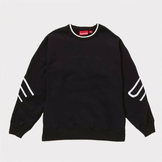 トップス 22ss Supreme Stretch Crewneck Black L Supreme シュプリーム 22SS Stretch Crewneck ストレッチクルーネック