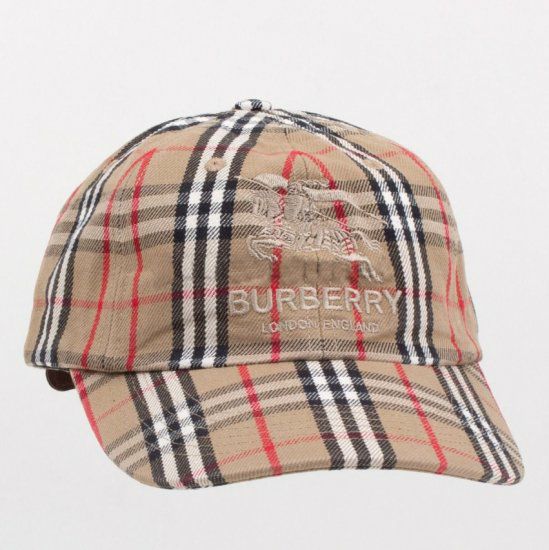 Supreme シュプリーム 22SS Burberry Denim 6Panel Capバーバリー 