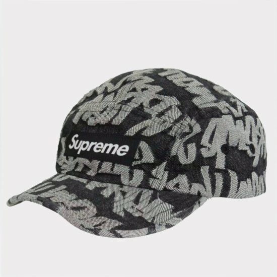 Supreme シュプリーム 22SS Fat Tip Jacquard Denim Camp Cap 