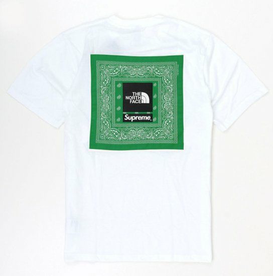 Supreme シュプリーム 22SS The North Face Bandana Tee ノースフェイスバンダナTシャツ ホワイト |  Supreme(シュプリーム)オンライン通販専門店 Be-supremer I 新作2024AW販売中