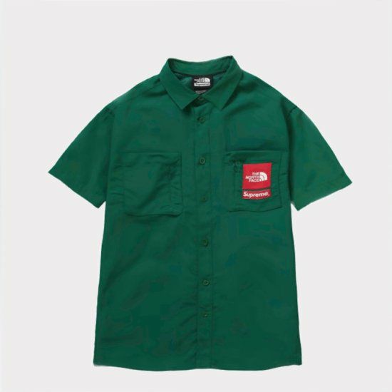 Supreme シュプリーム 22SS The North Face Trekking S/S Shirt ノースフェイストレッキングショートスリーブ シャツ ダークグリーン | Supreme(シュプリーム)オンライン通販専門店 Be-supremer I 新作2024AW販売中