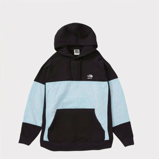 Supreme シュプリーム 22SS The North Face Bandana Hooded Sweatshirt ノースフェイスバンダナフードパーカー  ブラック | Supreme(シュプリーム)オンライン通販専門店 Be-supremer I 新作2024AW販売中