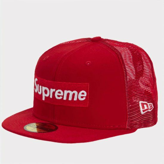 Supreme シュプリーム 22SS Box Logo Mesh Back New Era Cap ボックスロゴメッシュバックニューエラキャップ  帽子 レッド