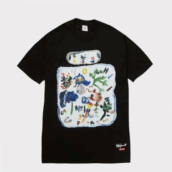 Supreme シュプリーム 2022AW Yohji Yamamoto Paint Tee ヨウジ  