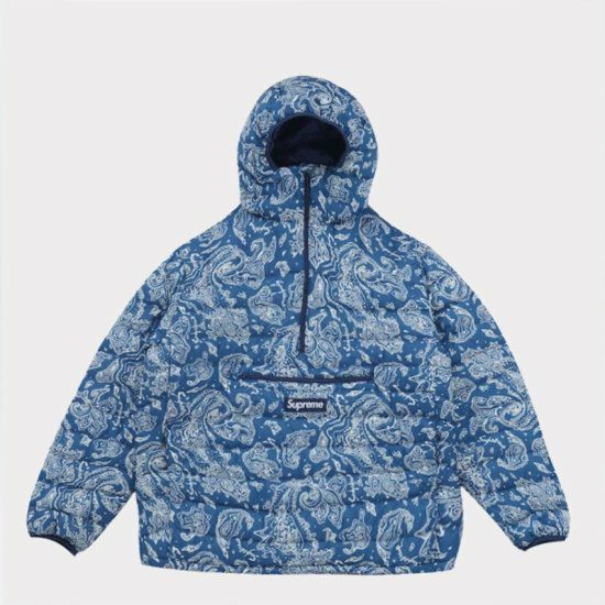 Supreme シュプリーム 2022AW Micro Down Half Zip Hooded Pullover 