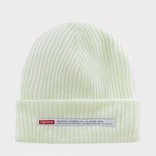 Supreme シュプリーム 2022AW Property Label Beanie プロパティラベル 