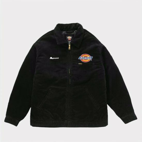 Supreme シュプリーム 2022AW Dickies Corduroy Work Jacket ディッキーズコーデュロイワークジャケット  ブラック | Supreme(シュプリーム)オンライン通販専門店 Be-supremer I 新作2024AW販売中