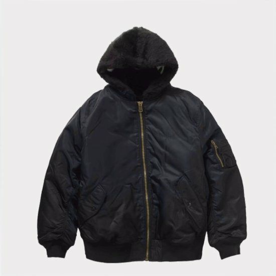 Supreme シュプリーム 2022AW Faux Fur Reversible MA-1 Jacket フォークスファーリバーシブルMA-1  ジャケット ブラック | Supreme(シュプリーム)オンライン通販専門店 Be-supremer I 新作2024AW販売中