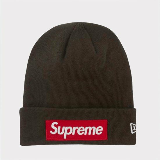 upreme シュプリーム 2022AW New Era Box Logo Beanie ニューエラボックスロゴビーニー ニット帽 ブラウン |  Supreme(シュプリーム)オンライン通販専門店 Be-supremer I 新作2024AW販売中