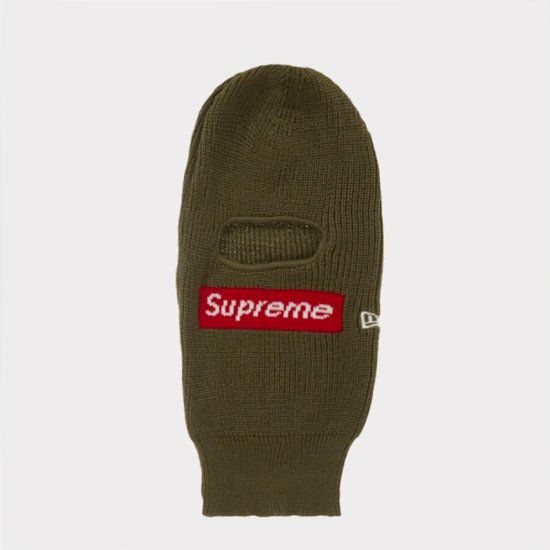 Supreme シュプリーム 2022AW New Era Box Logo Balaclava ニューエラボックスロゴバラクラバ オリーブ |  Supremeオンライン通販専門店 Be-supremer