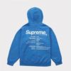 は*中様 Supreme フード付きパーカー 水色 org.jpg