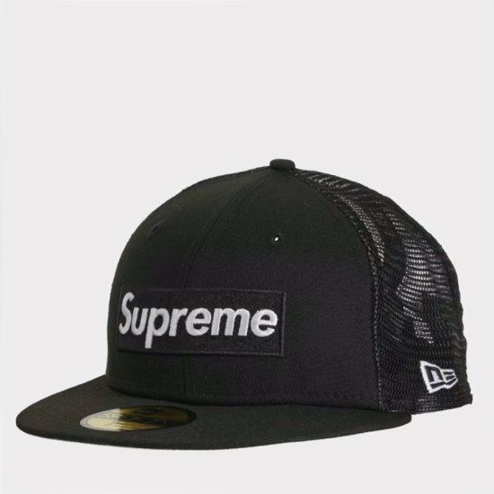 Supreme シュプリーム 2023SS Box Logo Mesh Back New Era Cap ボックスロゴメッシュバックニューエラキャップ  帽子 ブラック | Supreme(シュプリーム)オンライン通販専門店 Be-supremer I 新作2024AW販売中