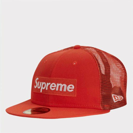 Supreme シュプリーム 2023SS Box Logo Mesh Back New Era Cap ボックスロゴメッシュバックニューエラキャップ  帽子 オレンジ | Supreme(シュプリーム)オンライン通販専門店 Be-supremer I 新作2024AW販売中