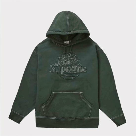 Supreme シュプリーム 2023SS Timberland Hooded Sweatshirt ティンバーランドフードパーカー ダークグリーン  | Supreme(シュプリーム)オンライン通販専門店 Be-supremer I 新作2024AW販売中