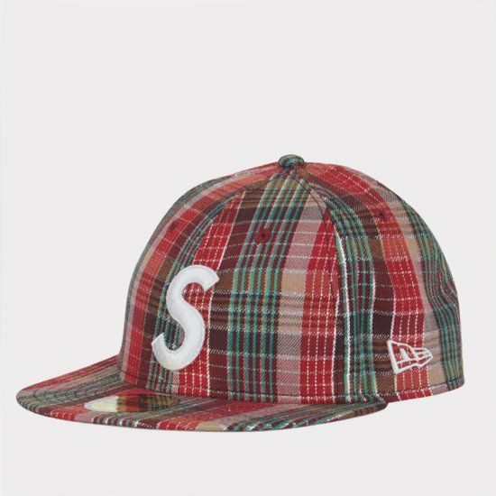 Supreme シュプリーム 2023SS Metallic Plaid S Logo New Era