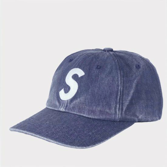 Supreme シュプリーム 2023SS Pigment Canvas S Logo 6Pnale Cap ピグメントキャンバスSロゴ6パネルキャップ  ネイビー | Supreme(シュプリーム)オンライン通販専門店 Be-supremer I 新作2024AW販売中