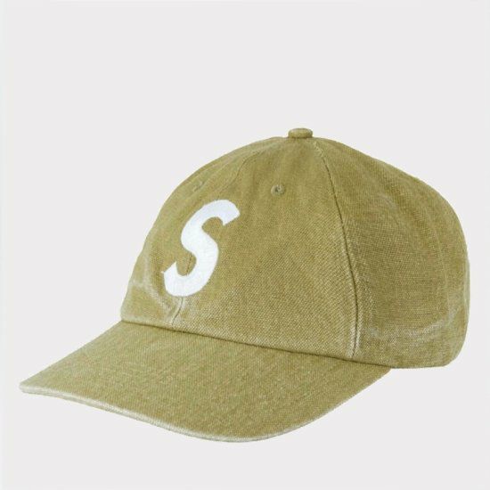 Supreme シュプリーム 2023SS Pigment Canvas S Logo 6Pnale Cap ピグメントキャンバスSロゴ6パネルキャップ  オリーブ | Supreme(シュプリーム)オンライン通販専門店 Be-supremer I 新作2024AW販売中