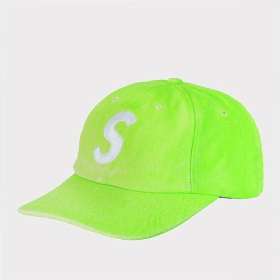 Supreme シュプリーム 2023SS Pigment Canvas S Logo 6Pnale Cap ピグメントキャンバスSロゴ6パネルキャップ  ライム | Supreme(シュプリーム)オンライン通販専門店 Be-supremer I 新作2024AW販売中