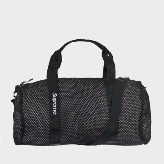 Supreme シュプリーム 2023SS Mesh Duffle Bag メッシュダッフルバッグ ブラック | Supreme(シュプリーム)オンライン通販専門店  Be-supremer I 新作2024AW販売中