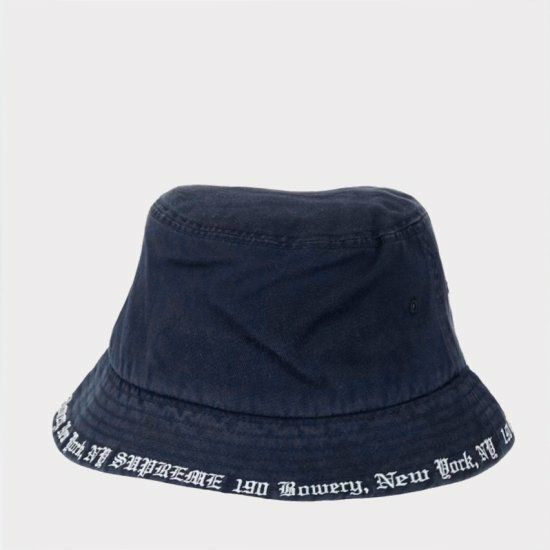 Supreme シュプリーム 2023SS Embroidered Brim Crusher エンブ 