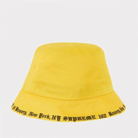 Supreme シュプリーム 2023SS Embroidered Brim Crusher エンブ 