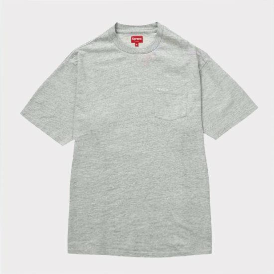 Supreme シュプリーム 2023SS S/S Pocket Tee ショートスリーブポケットTシャツ ヘザーグレー | Supreme( シュプリーム)オンライン通販専門店 Be-supremer I 新作2024AW販売中