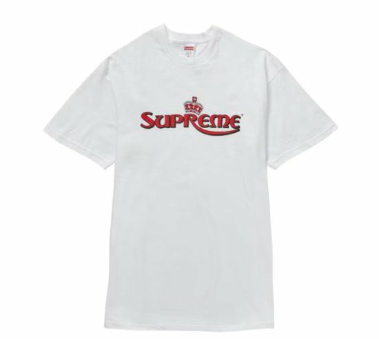 Supreme シュプリーム 23SS Crown Tee クラウンTシャツ ホワイト  