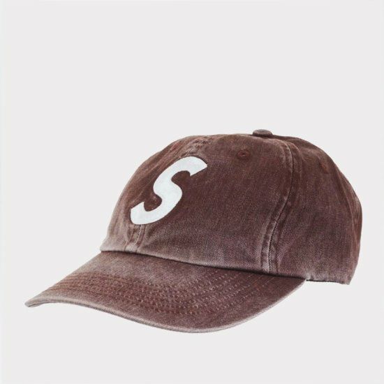 Supreme シュプリームSロゴブラウンキャップ