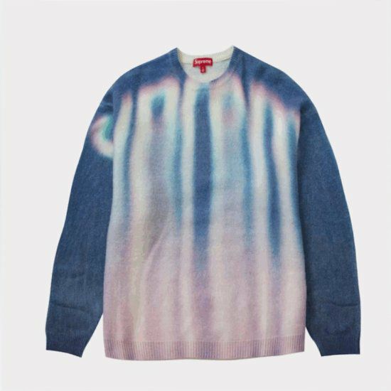 Supreme シュプリーム 23AW Blurred Logo Sweater ブラードロゴセーター ブルー | Supreme(シュプリーム)オンライン通販専門店  Be-supremer I 新作2024AW販売中