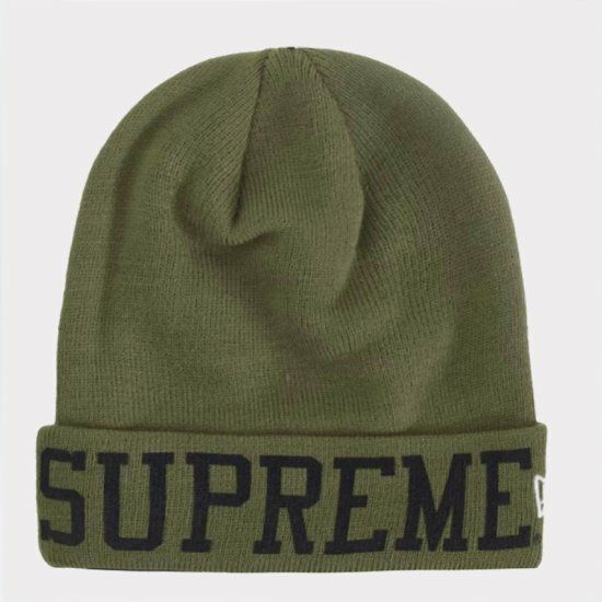 Supreme シュプリーム 2023AW New Era Varsity Beanie ニューエラバーシティビーニー ニット帽 オリーブ |  Supremeオンライン通販専門店 Be-supremer