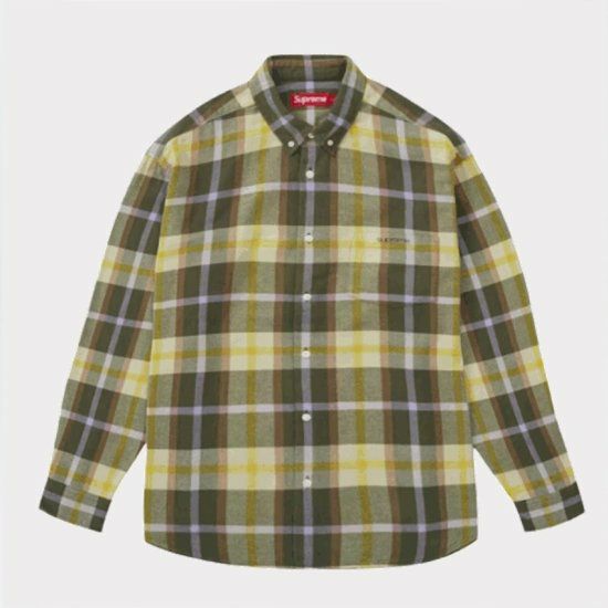 Supreme シュプリーム 2023AW Plaid Flannel Shirt プレイドフランネルシャツ グリーン | Supreme(シュプリーム)オンライン通販専門店  Be-supremer I 新作2024AW販売中