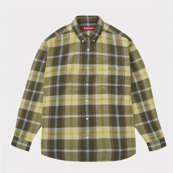 Supreme シュプリーム 2023AW Plaid Flannel Shirt プレイドフランネル  