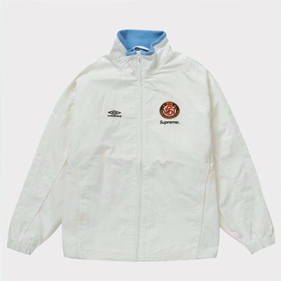 Supreme シュプリーム 2023AW Umbro Cotton Ripstop Track Jacket アンブロコットンリップストップ トラックジャケット ホワイト | Supreme(シュプリーム)オンライン通販専門店 Be-supremer I 新作2024AW販売中