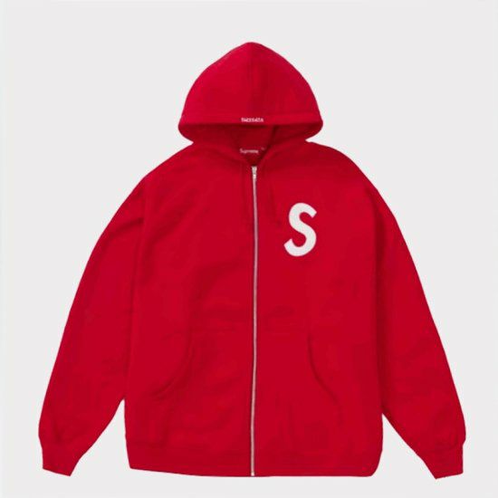 Supreme シュプリーム 23AW S Logo Zip Up Hooded Sweatshirt Sロゴジップアップフードスウェットパーカー  レッド | Supreme(シュプリーム)オンライン通販専門店 Be-supremer I 新作2024AW販売中