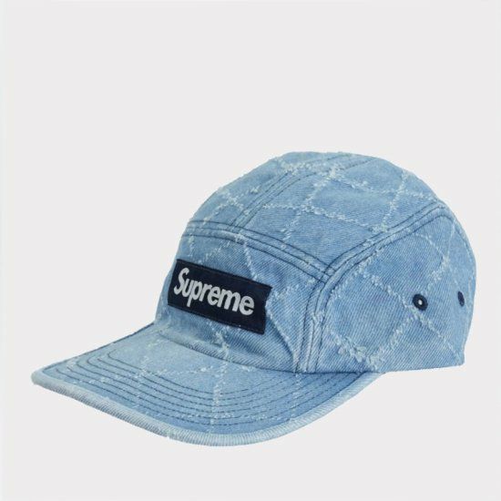 Supreme シュプリーム 2023AW Punched Denim Camp Cap パンチデニム 