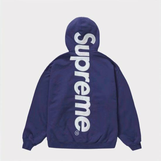 Supreme シュプリーム 2023AW Satin Applique Hooded Sweatshirt 